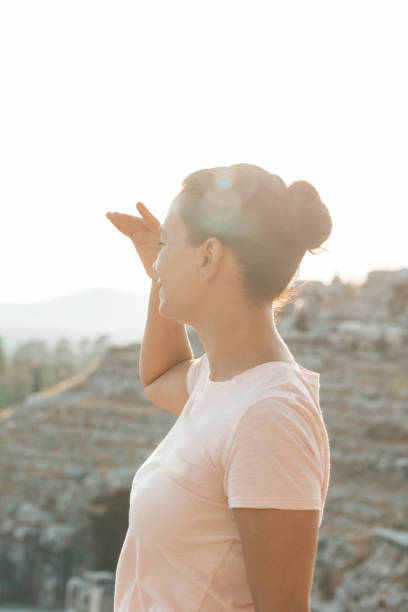istock Woman in Ancient City 1401588604