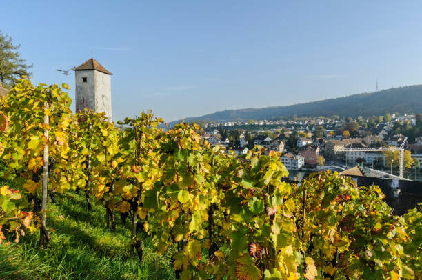 Schaffhausen, Switzerland on October 21, 2012. Medieval town.