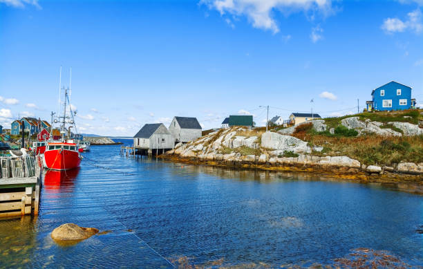 istock Small fishing village in Eastern Canada 1401589572