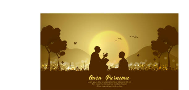 Guru Purnima Stock Illustration - Download Image Now - Guru, Family, Adult  - iStock