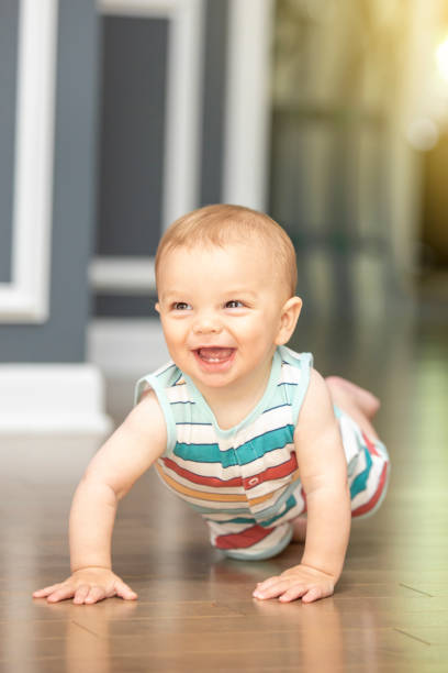 istock Nine Month Old Baby Boy in Motion 1401594497