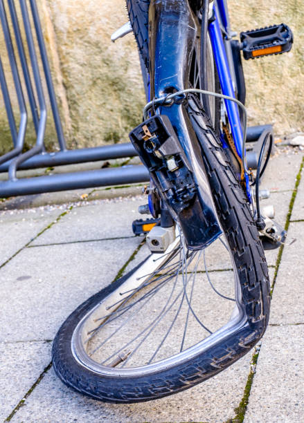 istock old bike at a street 1401595550