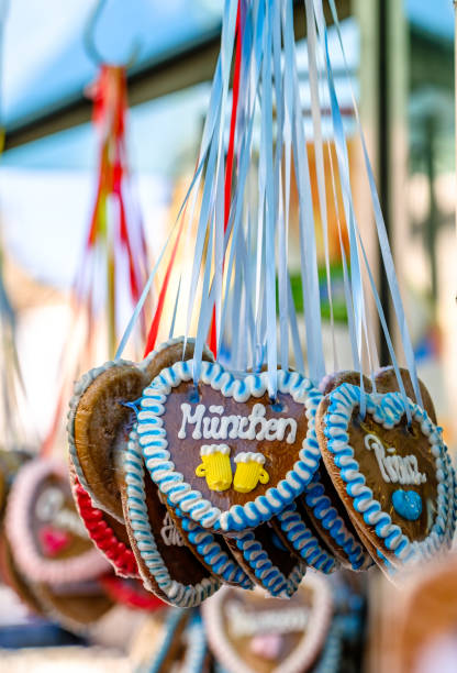 istock typical bavarian ginger bread hearts at the Beer Fest 1401595791