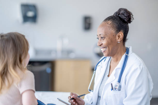 istock Little Girl at the Doctors 1401597766