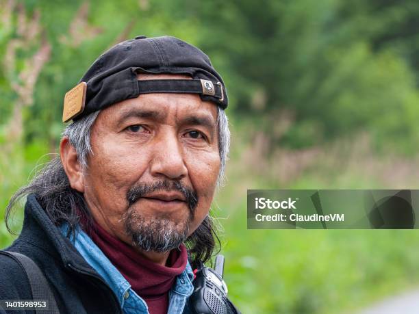 Native Tlingit Man Facial Closeup Hoonah Alaska Usa Stock Photo - Download Image Now