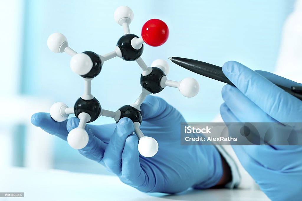 Estructura molecular - Foto de stock de ADN libre de derechos