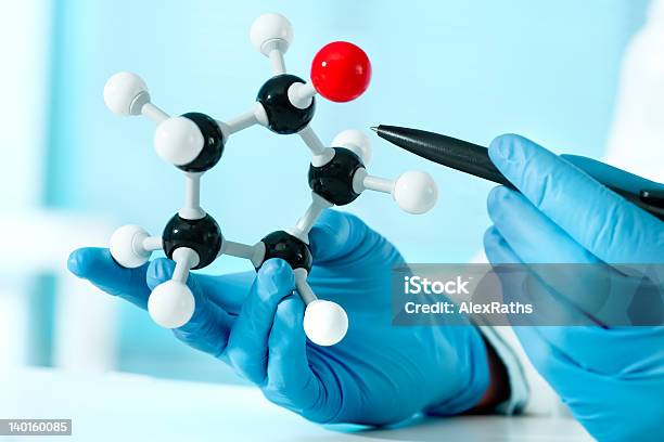 Estructura Molecular Foto de stock y más banco de imágenes de ADN - ADN, Aprendiz, Asistencia sanitaria y medicina