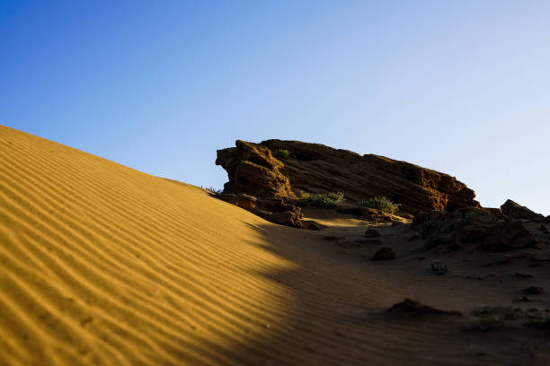 Sand dunes in the desert , Morocco