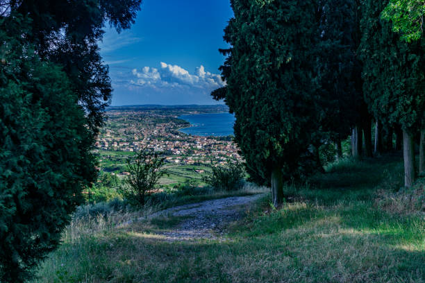 Top view of the Gulf of Bardolino