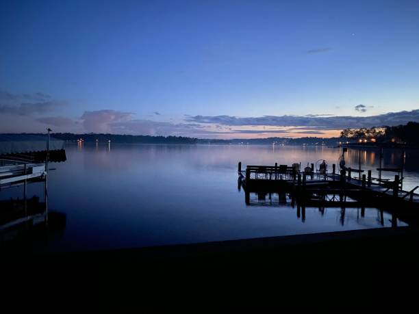 istock Dusk at the Lake 1401611517