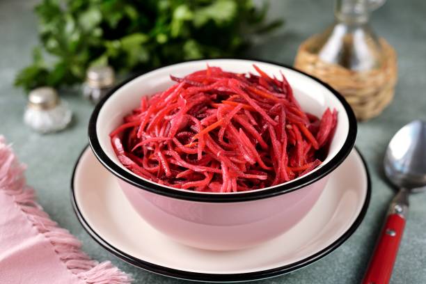 istock Healthy salad of beets and carrots 1401616183