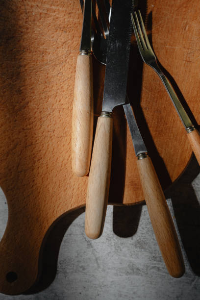 istock Wooden tableware in the sun 1401618990