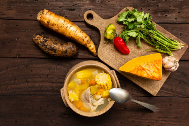 istock Chicken soup made at home 1401625528