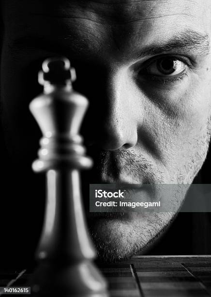 Das Schachspieler Stockfoto und mehr Bilder von Analysieren - Analysieren, Blick in die Kamera, Brettspiel