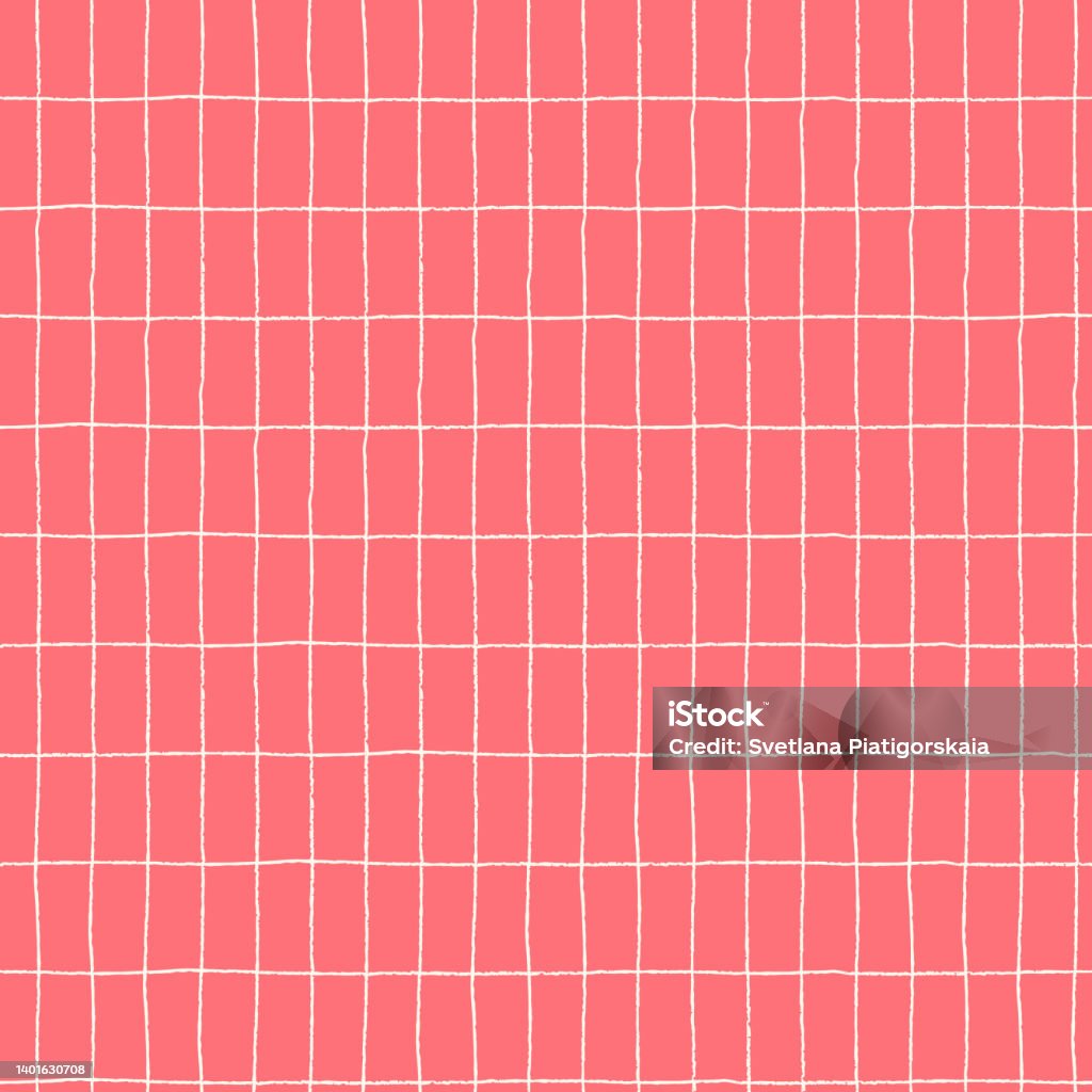 Rustic Repeating Pattern Seamless Repeating Pattern With Hand Drawn Dark Rustic Gridline On ...