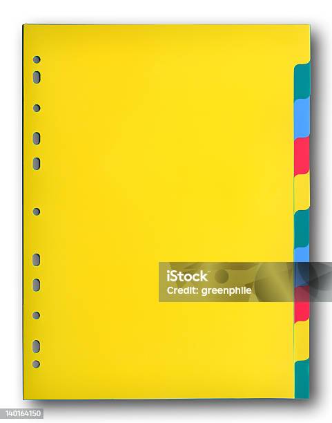 Índice De Plástico Colorido - Fotografias de stock e mais imagens de Amarelo - Amarelo, Azul, Branco