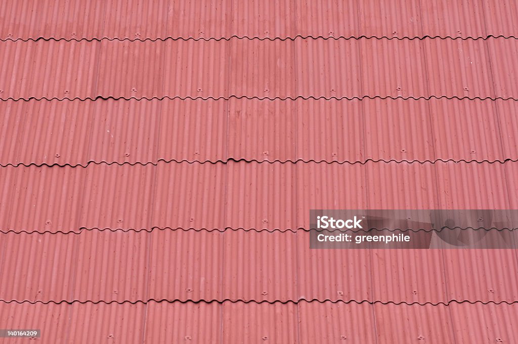 red roof zinc Texture of red roof zinc. Architecture Stock Photo