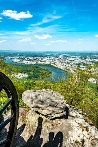 Chattanooga, Tennessee, USA views from Lookout mountain