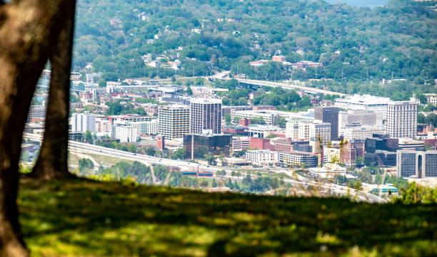 Chattanooga, Tennessee, USA views from Lookout mountain