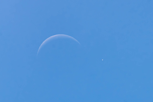 On May 27, 2022, Venus will join the moon,Hop on Venus,  Beijing, China