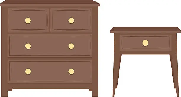 Vector illustration of Furniture