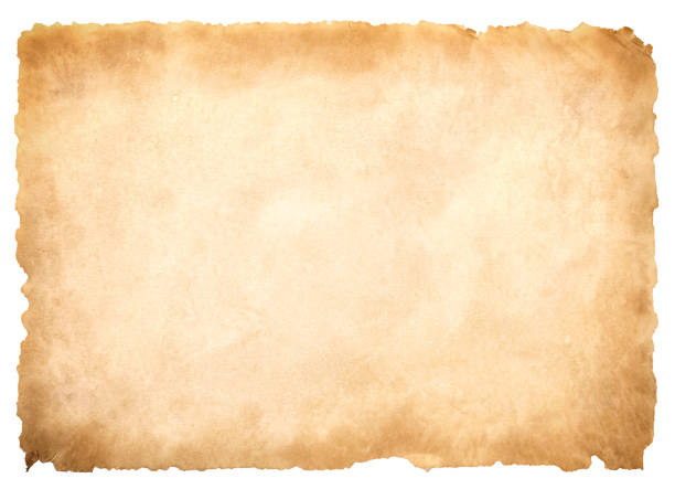 istock old parchment paper sheet vintage aged or texture isolated on white background 1401653084