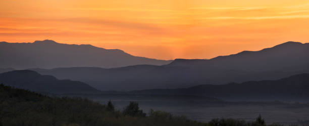 Southern Utah Sunset stock photo