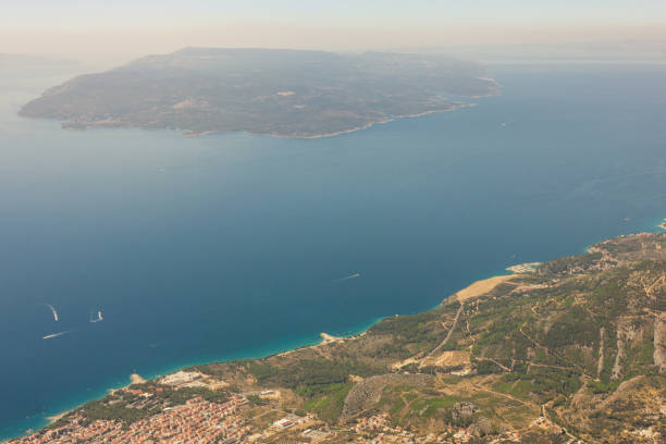 istock Mountain sea landscape in summer, Croatia. 1401666055
