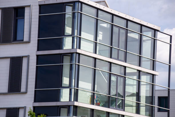 istock Building with large and modern glass facade 1401666900
