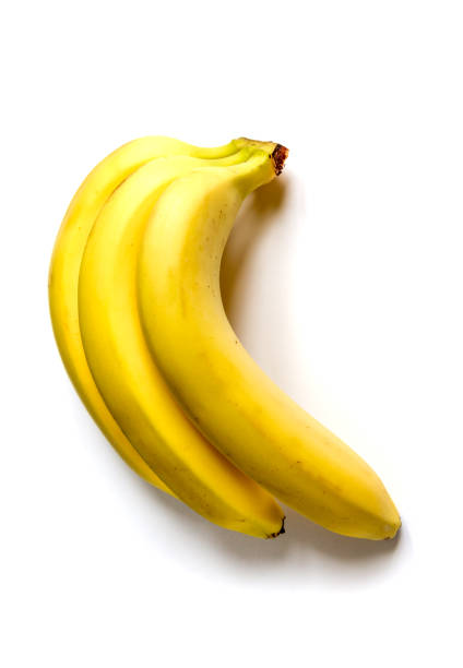 istock Bunch of bananas isolated on white background 1401671819