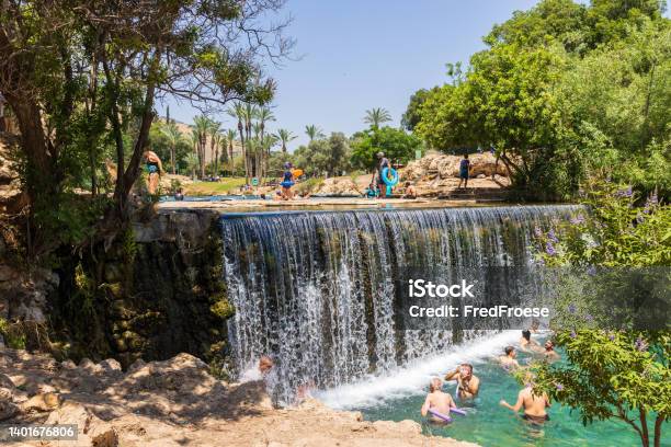 Gan Hashlosha Israel Natural Warm Water Pool National Park Beit Shean Valley Stock Photo - Download Image Now