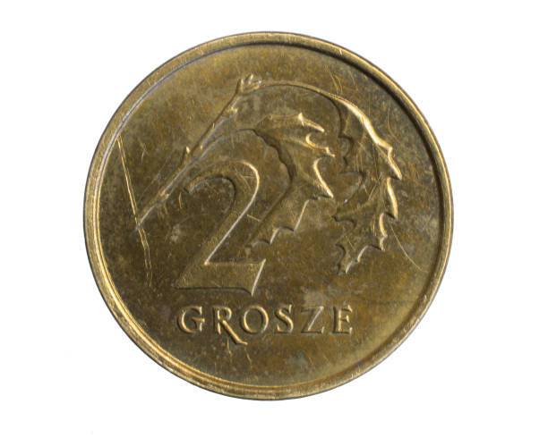 istock Polish two cents coin on a white isolated background 1401683581