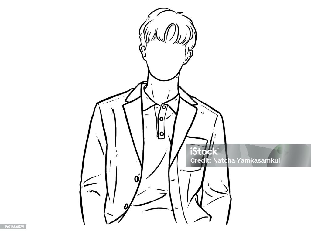 Men Lettering Vector Man Wearing A Suit Making A Confident Gesture Hand Written Lettering ...