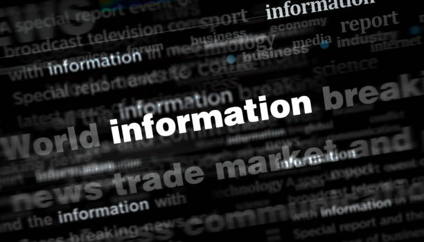 istock Headline titles media with Information and communication 3d illustration 1401687744