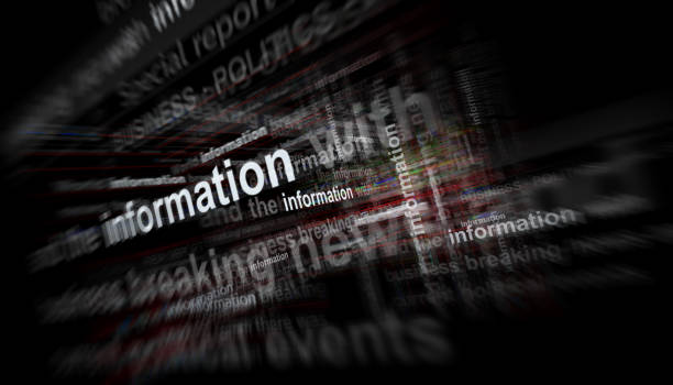 istock Headline titles media with Information and communication 3d illustration 1401687794