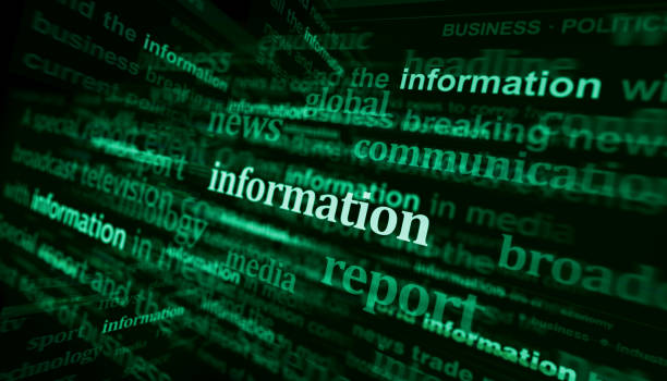 istock Headline titles media with Information and communication 3d illustration 1401687822
