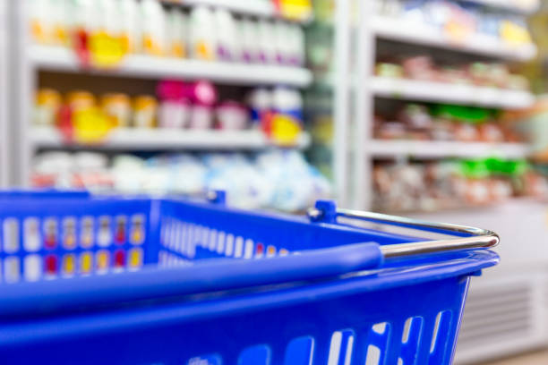 istock Shopping in supermarket 1401689894