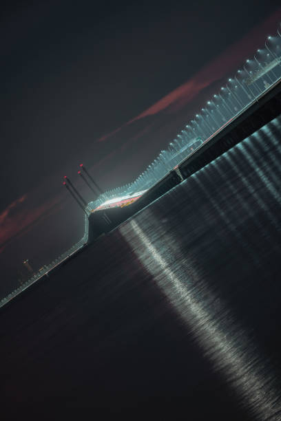 View of Penang Bridge shot in fine art style in variety of lightings