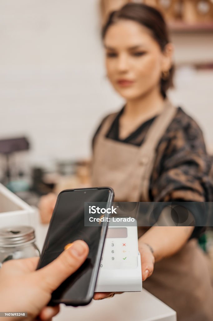 Vegan Sushi restaurant chef serving a paying customer An expert female vegan sushi chef serving tasty food in a local restaurant Amsterdam Stock Photo