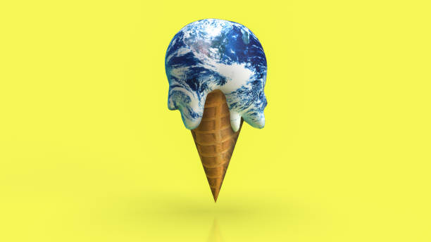 istock The earth ice cream melting for climate change or global warming concept 3d rendering 1401697454