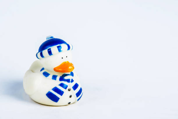 bath duck on white background duck toy Cute rubber duck