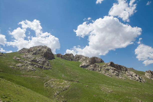 istock mountain landscape and clouds in the sky 1401701007