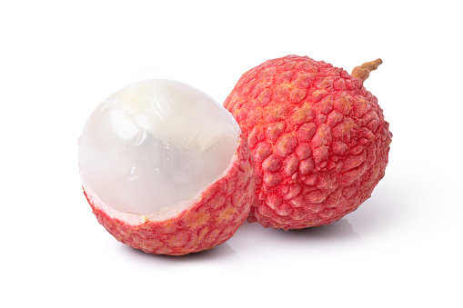 Fresh organic lychee fruit