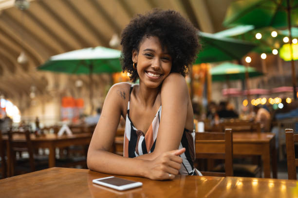 istock Woman in a restaurant 1401727287
