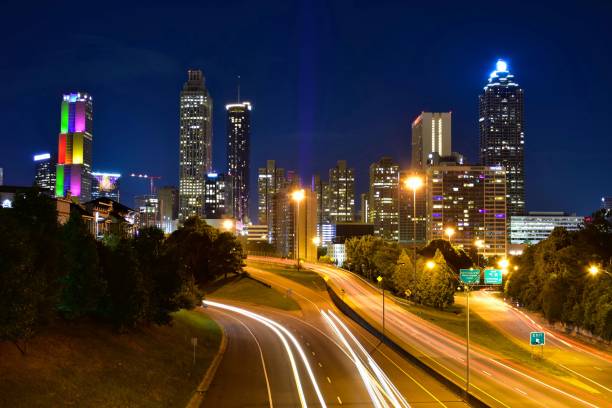 istock Atlanta's Night Lights & Cityscape 1401731118