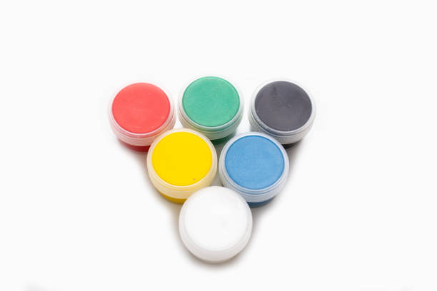 istock colorful acrylic paints on white background 1401744343