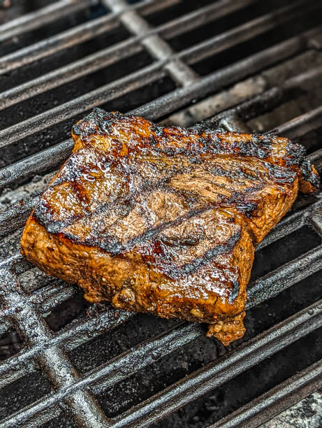 istock grilled 30 day dry aged prime ribeye and bison meat 1401746025