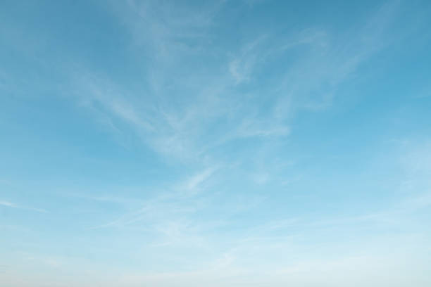 istock Summer blue sky cloud gradient light white background. Beauty clear cloudy in sunshine calm bright winter air bacground. Gloomy vivid cyan landscape in environment day horizon skyline view spring wind 1401749978