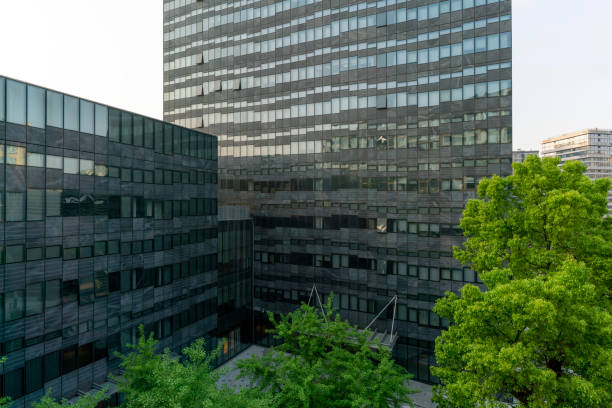 istock Facade of modern building 1401754373