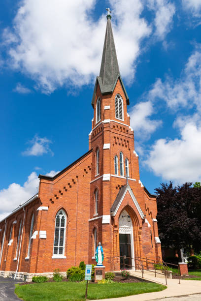 istock Church in the Midwest. 1401770664